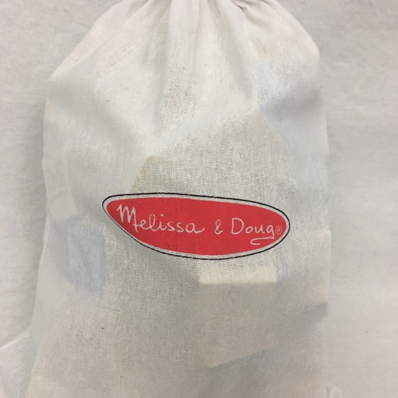 (SOLD)Melissa & Doug Building Blocks 60 Solid Wood Cubes With Storage Bag 123 - Picture 6 of 8